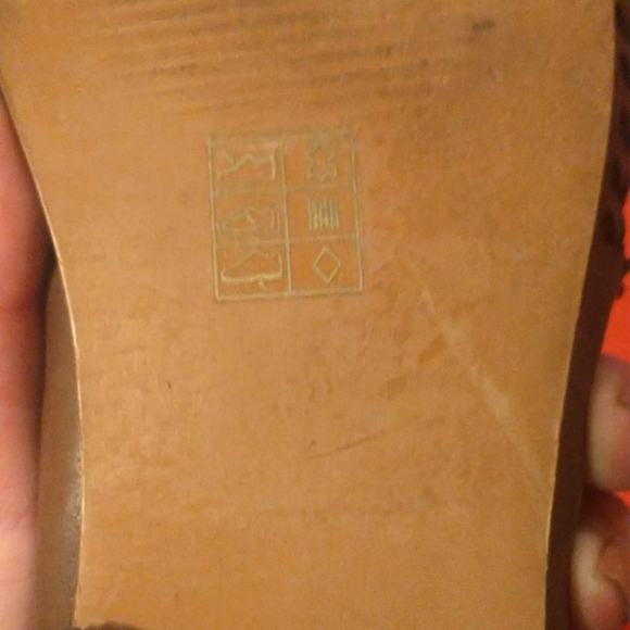 ASOS WALK LONDON Cognac Woven Leather Saddle Loafers Ft Apron Tops & Tasselling - Picture 15 of 15